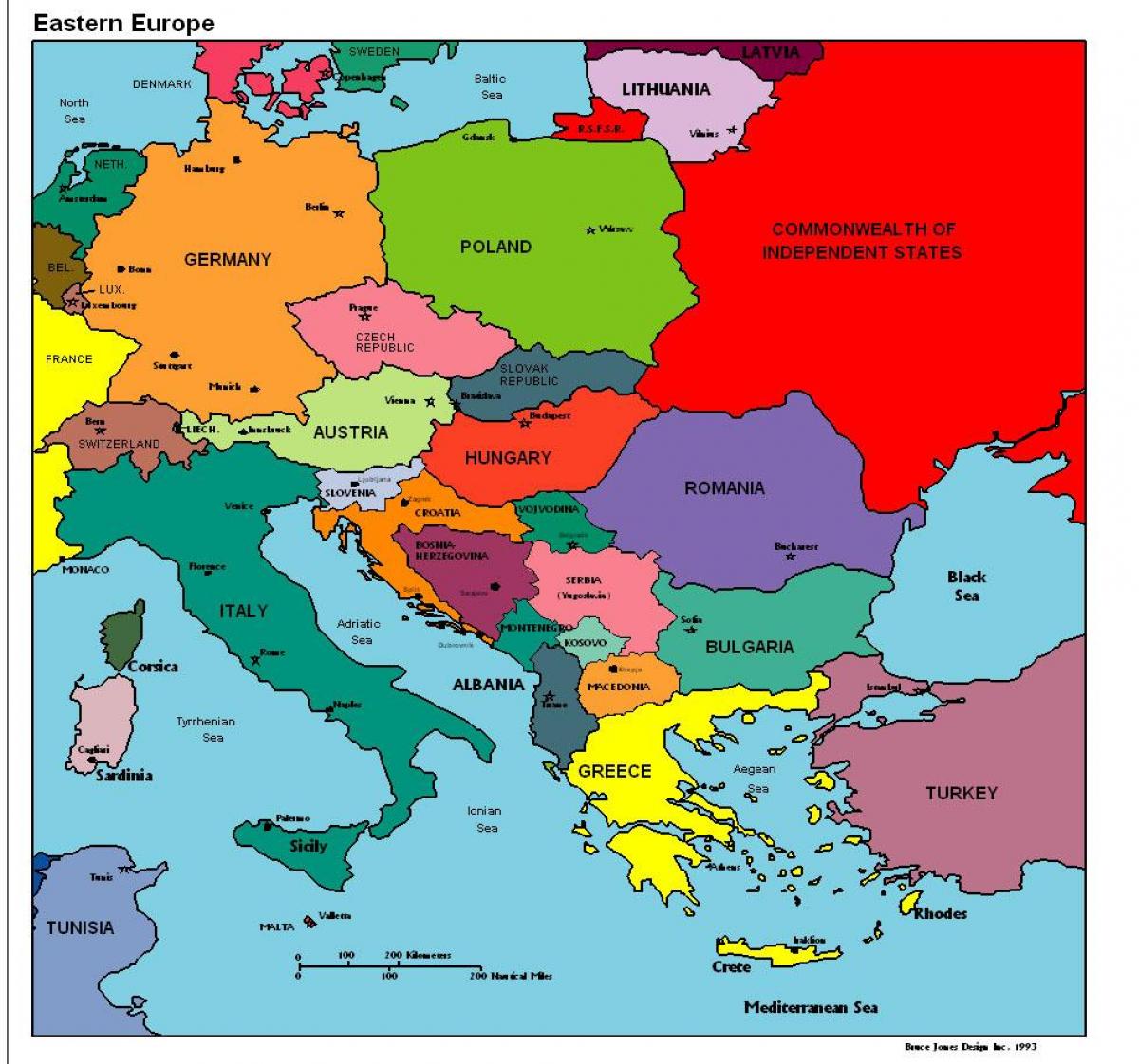 euroopa kaarti näidates, Albaania