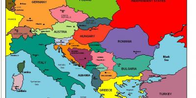 Euroopa kaarti näidates, Albaania